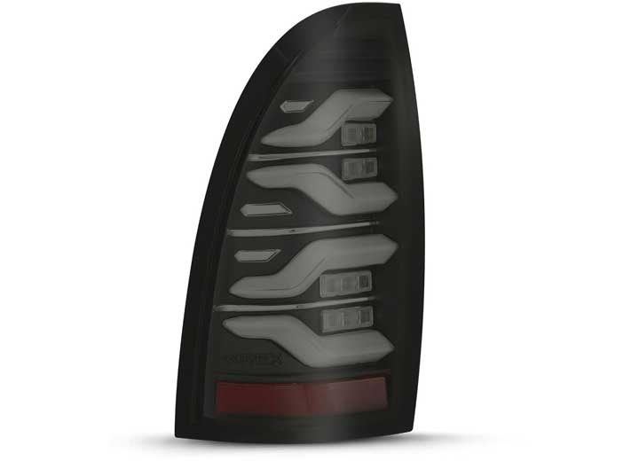 AlphaRex LUXX-Series Black LED Tail Lights for 2005-2015 Toyota Tacoma - Enhanced Visibility with Sequential Turn Signals