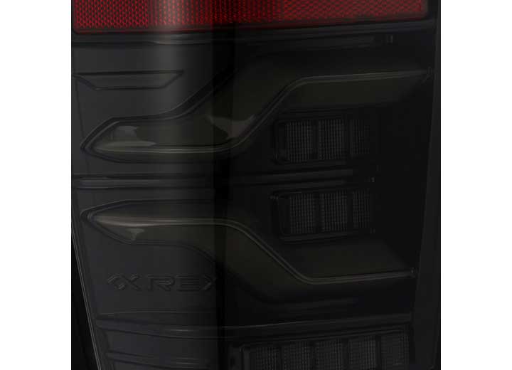AlphaRex LUXX-Series LED Tail Lights for 2016-2023 Toyota Tacoma - Stealthy Alpha-Black Finish
