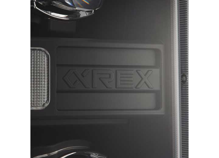 AlphaRex NOVA-Series Black LED Projector Headlights with Sequential Turn Signals & DRL for 08-10 Ford Super Duty AlphaRex USA
