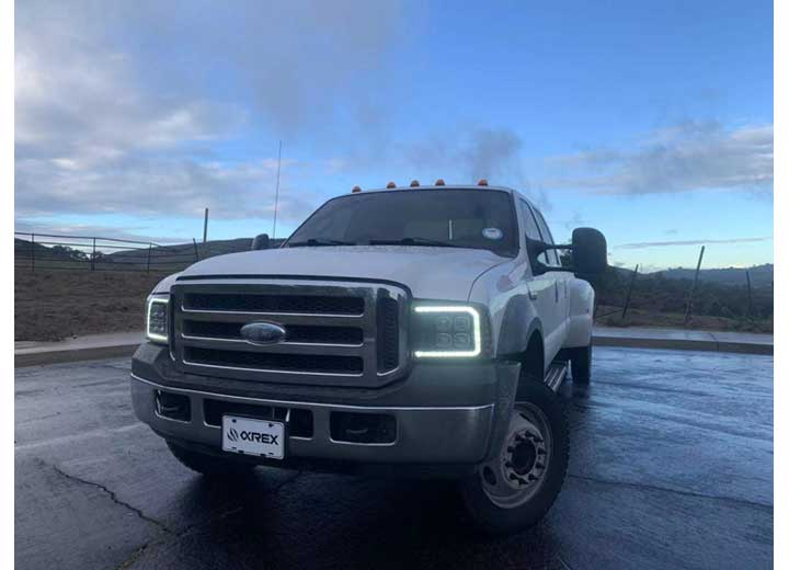 NOVA-Series Alpha-Black LED Projector Headlights for 05-07 Ford Super Duty/Excursion – Enhanced Nighttime Visibility & Rugged Design