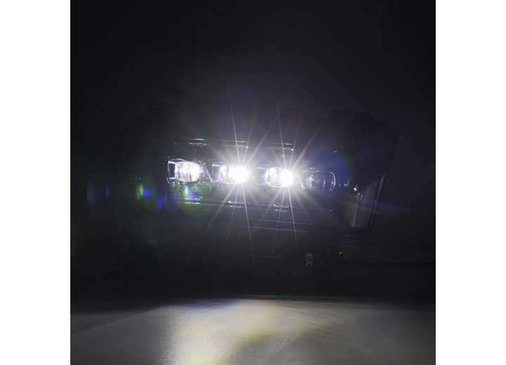 AlphaRex NOVA-Series LED Headlights for 2019-2022 Dodge Ram 2500/3500/4500 - Stealth Alpha Black Design