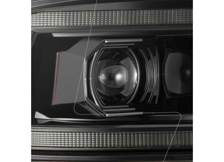 AlphaRex USA LUXX-Series LED Projector Headlights for 2009-2018 Ram Truck (MK II 5th Gen 2500 Style) - Alpha-Black with Sequential Turn Signals & DRL