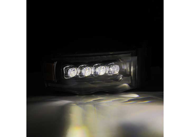 AlphaRex NOVA-Series LED Projector Headlights for 02-05 Dodge Ram - Black Housing with Sequential Turn Signals & DRL AlphaRex USA