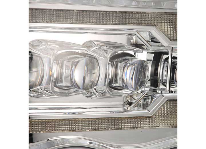 AlphaRex NOVA-Series Chrome LED Projector Headlights for 2002-2005 Dodge Ram