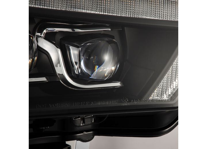 AlphaRex NOVA-Series G2 LED Projector Headlights for 2014-2023 Toyota 4Runner – Stylish Black Finish with Sequential Indicators and Enhanced Clarity