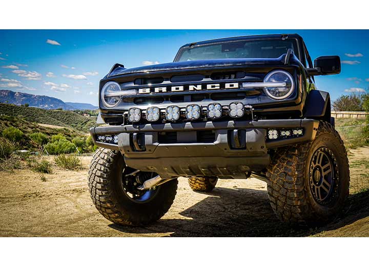 Baja Designs Ford Squadron Pro/Dual S2 Sport Steel Bumper Fog Pocket Light Kit (Clear - Multi-Pattern)