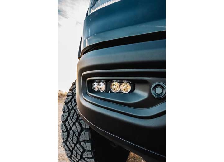 Baja Designs Dodge Ram S2 Sport Dual Fog Pocket Light Kit (Clear - Wide Cornering)