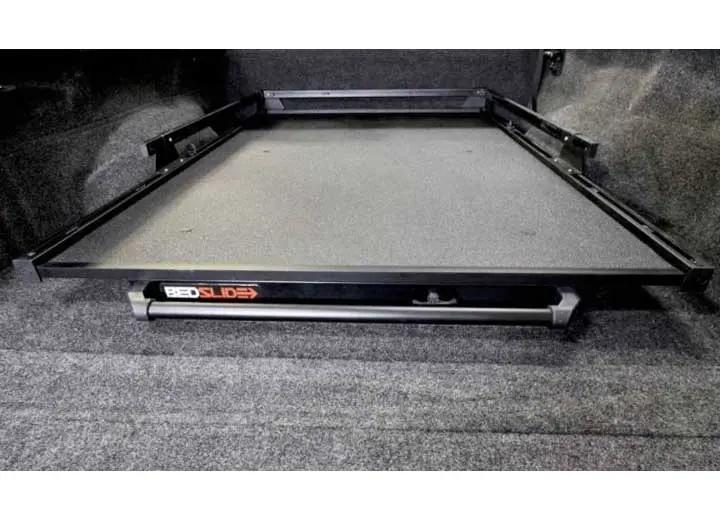 BEDSLIDE 1000 Heavy-Duty 53" x 37" Truck Bed Organizer - Classic Black Cargo Slide with 1,000 lbs Capacity Bedslide