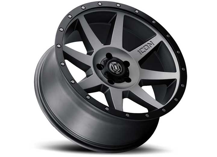 ICON ALLOYS REBOUND TITANIUM - 20 X 9 / 6 X 5.5 / 16MM / 5.625IN BS Icon Vehicle Dynamics