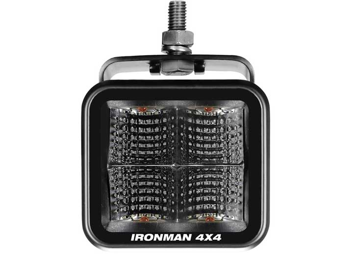 20W Red LED Cube Light with Flood Beam - 2.8 Inch