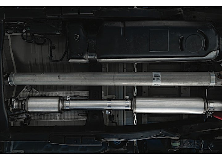 304SS 4IN Cat Back Exhaust System for 2018-2023 Silverado 2500/3500 HD & Sierra - Single Side Exit (Street Version)