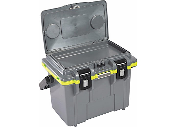 IM 14QT ELITE COOLER DKGRY/EGRN