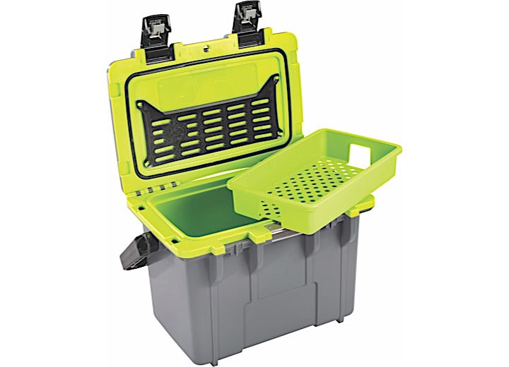 IM 14QT ELITE COOLER DKGRY/EGRN
