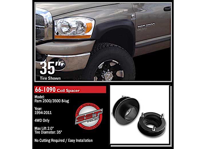 2IN LEVEL KIT 94-13 RAM 1500/2500/3500 4WD