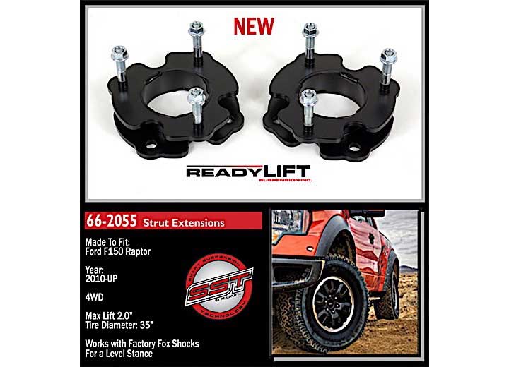 2IN LEVEL KIT 10-14 RAPTOR 4WD ReadyLift Suspension