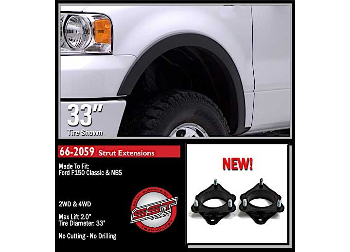 2.0IN FRONT LEVEL 04-14 F150 ReadyLift Suspension