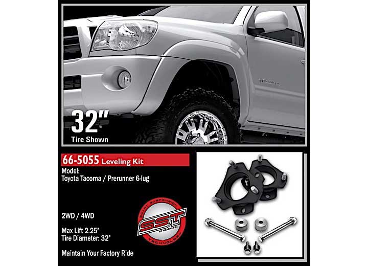 2IN FRONT LEVEL KIT 05-C TOYOTA TACOMA PRERUNNER