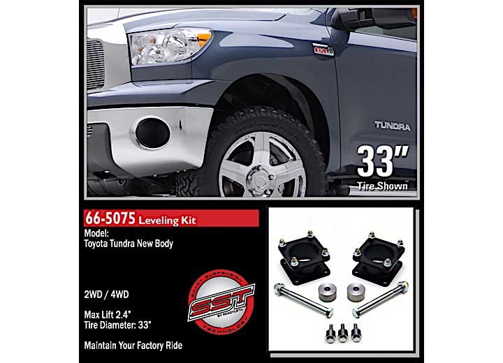 2.4IN FRONT LEVEL KIT 07-C TOYOTA TUNDRA