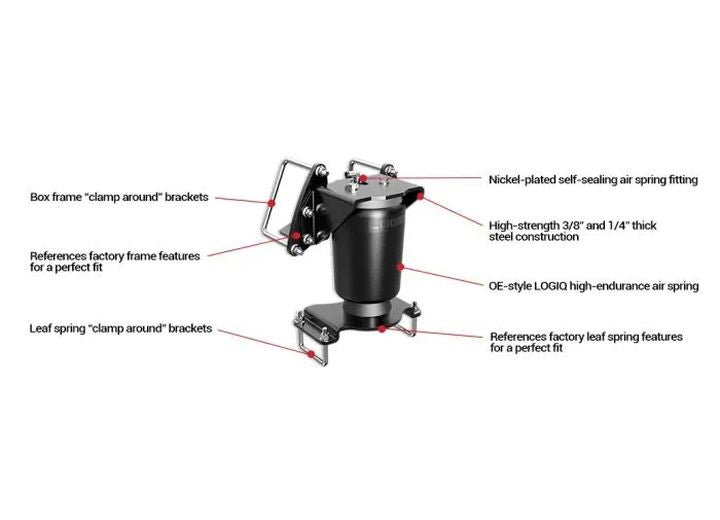15-C FORD F-150 READYAIR LOAD LEVELING HELPER SPRING KIT
