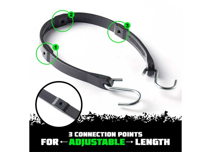 Durable 12-Pack Bungee Tarp Straps for Secure Outdoor Use Rhino USA