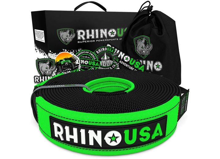 20FT HEAVY-DUTY TOW STRAP FOR ULTIMATE RECOVERY Rhino USA
