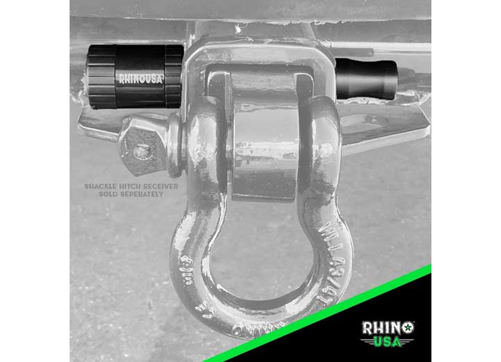 Heavy-Duty Locking Hitch Pin for 2.5ft Class V Towing Rhino USA