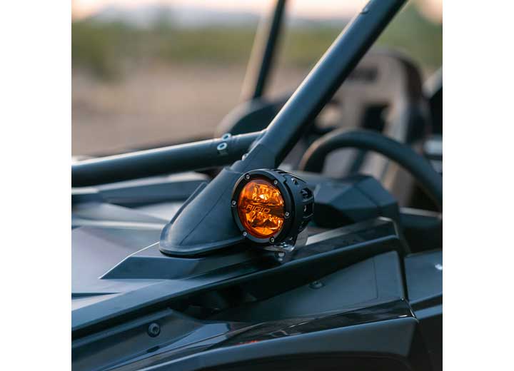 Polaris RZR 360-Series Amber Pro A-Pillar Light Kit for Ultimate Off-Road Night Vision Upgrade Rigid Industries