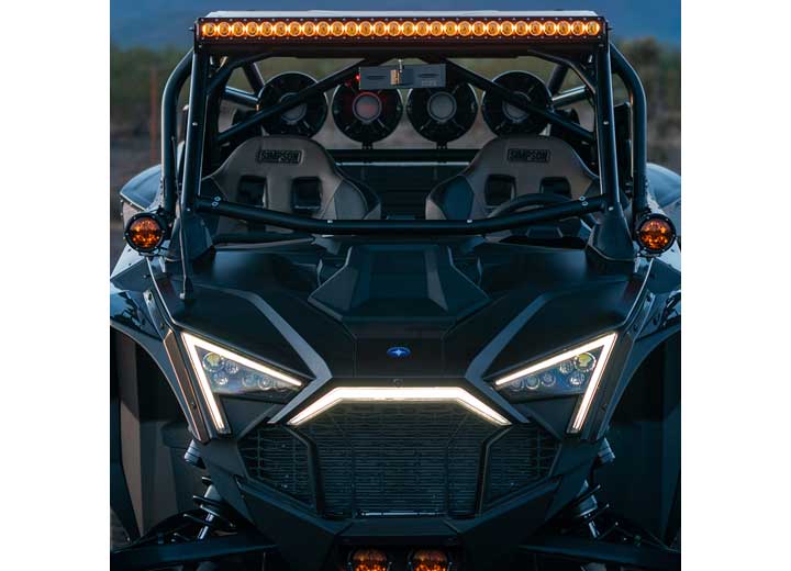 Polaris RZR 360-Series Amber Pro A-Pillar Light Kit for Ultimate Off-Road Night Vision Upgrade Rigid Industries