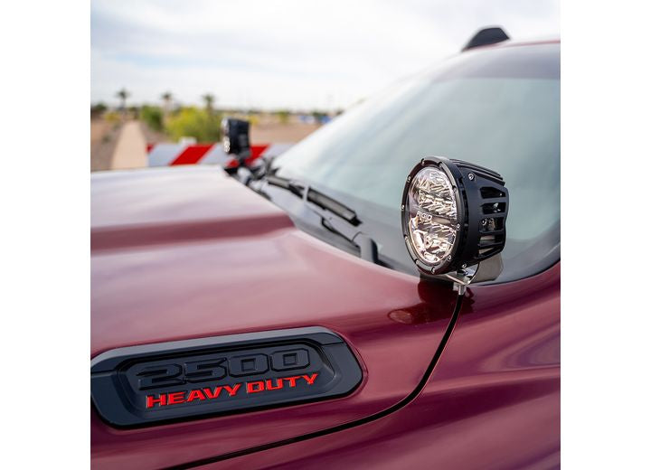 A-Pillar 6-Inch 360-Series LED Light Kit for 19-Current RAM 2500/3500 – Ultimate Visibility Upgrade Rigid Industries