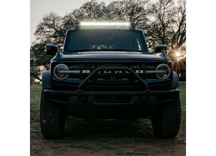 21-C Bronco Adventure Roof Rack Light Kit with SR Spot/Flood Combo Bar rigid industries