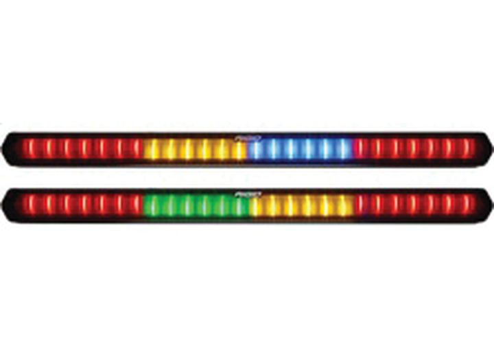 Chase 28-Inch 5-Color LED Light Bar with 27 Modes for Maximum Visibility and Safety