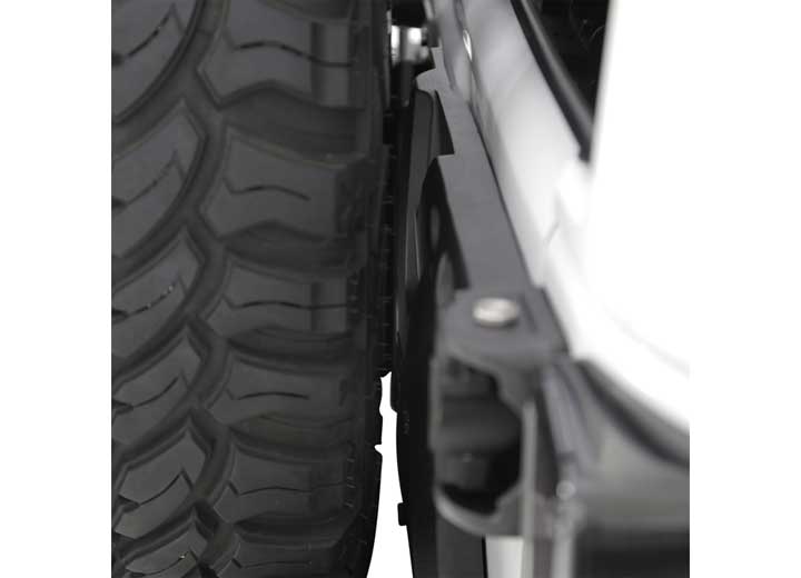 07-18 WRANGLER JK 2/4DR PIVOT HEAVY-DUTY OVERSIZE TIRE CARRIER; BLACK