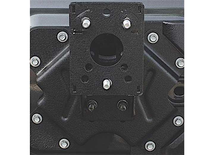 07-18 WRANGLER JK 2/4DR PIVOT HEAVY-DUTY OVERSIZE TIRE CARRIER; BLACK