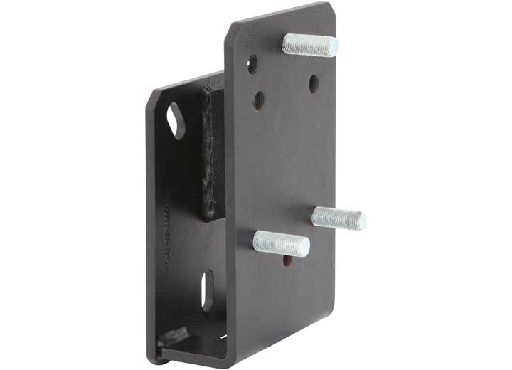 76-86 CJ5/CJ7; 87-18 WRANGLER YJ/TJ/LJ/JK TIRE RELOCATION BRACKET; BLACK; CLEAR UP TO 35IN TIRE