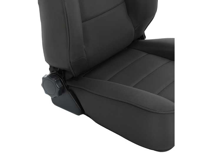 76-18 CJ & WRANGLER CJ/YJ/TJ/LJ SEAT - FRONT - FACTORY STYLE REPLACEMENT W/ RECLINER - DENIM BLACK Smittybilt