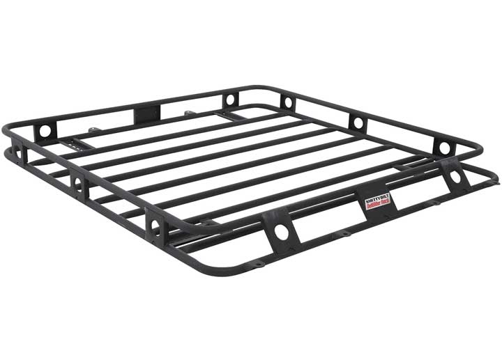 18-C WRANGLER JL 4DR DEFENDER RACK WELDED ONE-PC ROOF RACK; TEXTURED BLACK POWDER COAT