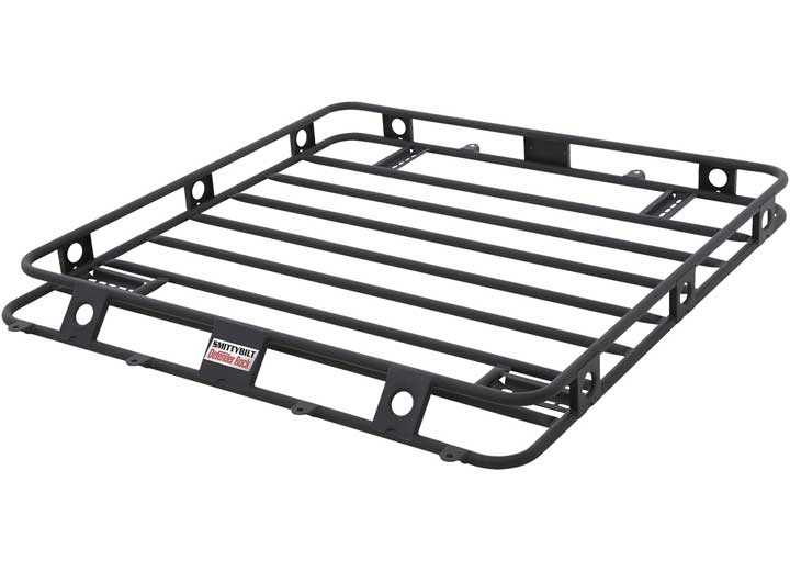 18-C WRANGLER JL 4DR DEFENDER RACK WELDED ONE-PC ROOF RACK; TEXTURED BLACK POWDER COAT
