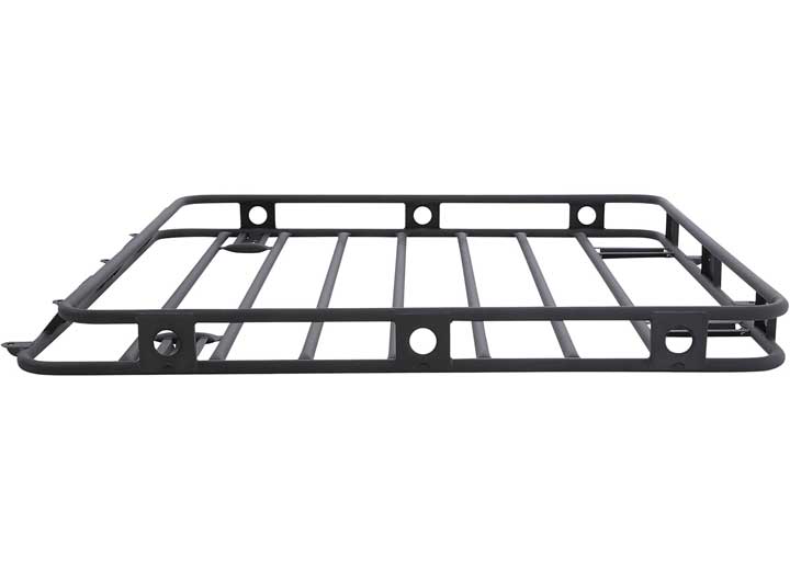 18-C WRANGLER JL 4DR DEFENDER RACK WELDED ONE-PC ROOF RACK; TEXTURED BLACK POWDER COAT