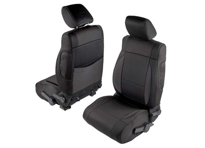 JEEP 13-18 WRANGLER JK - 2 DOOR NEOPRENE SEAT COVER SET FRONT/REAR - BLACK