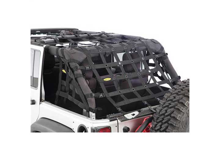 97-06 WRANGLER TJ CRES2 HEAVY DUTY CARGO RESTRAINT SYSTEM; BLACK 2IN WEBBING Smittybilt