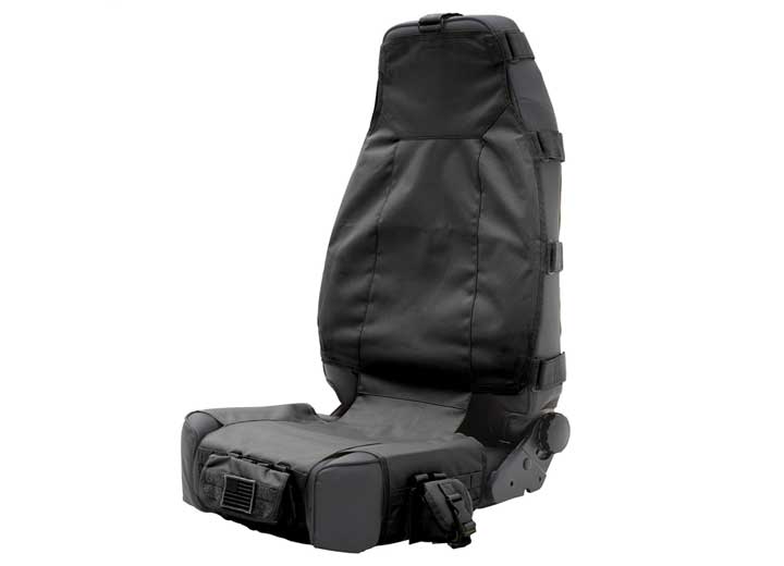 87-18 CJ & WRANGLER YJ/TJ/LJ/JK GEAR SEAT COVER - FRONT DRIVER OR PASSENGER(NOT PAIR) - BLACK