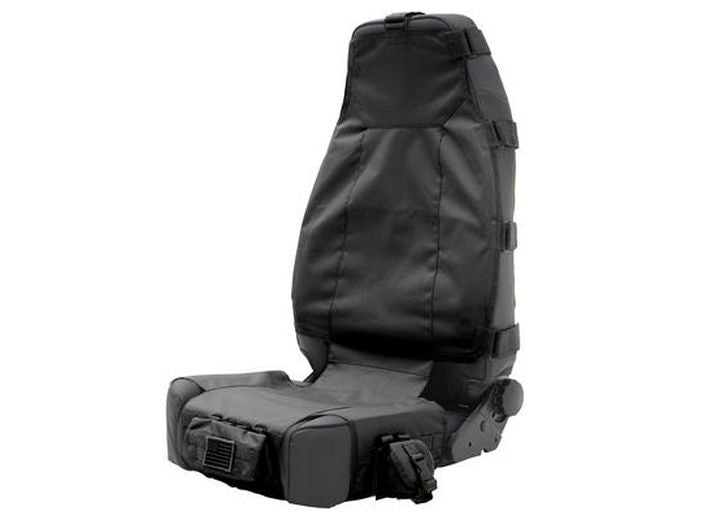 87-18 CJ & WRANGLER YJ/TJ/LJ/JK GEAR SEAT COVER - FRONT DRIVER OR PASSENGER(NOT PAIR) - BLACK