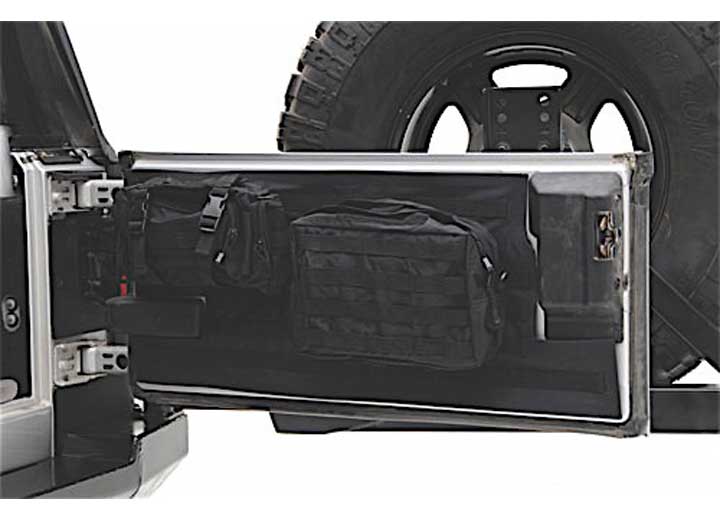 97-06 WRANGLER TJ/LJ GEAR TAILGATE COVER; BLACK DENIM Smittybilt