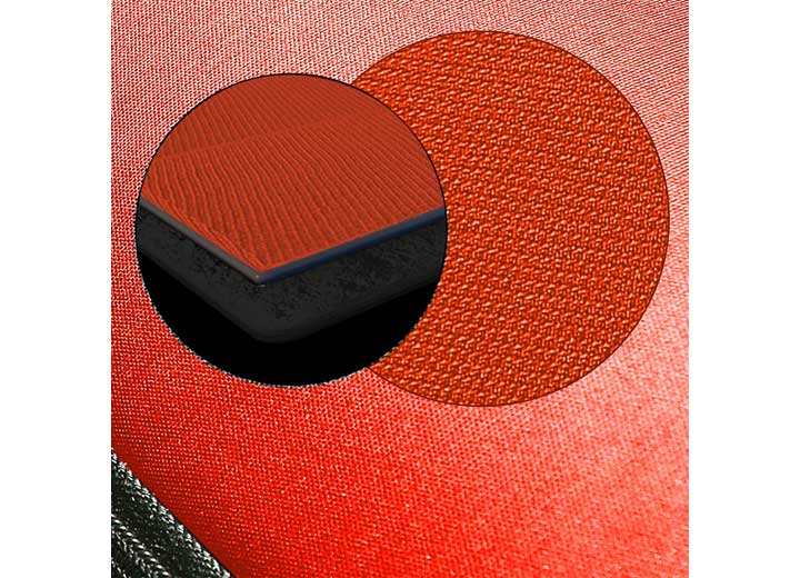 20-C GLADIATOR JT GEN2 NEOPRENE FRONT/REAR SEAT COVER; RED/BLACK