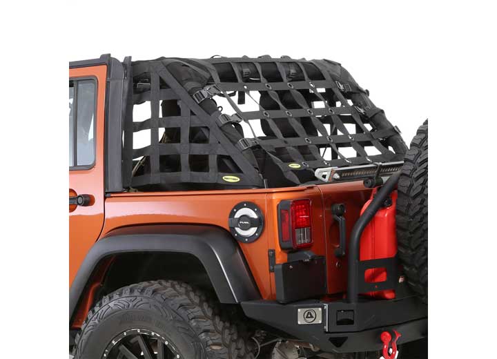 07-18 WRANGLER JK 4DR CRES2 CARGO RESTRAINT SYSTEM; 2IN NYLON WEBBING; BLACK Smittybilt