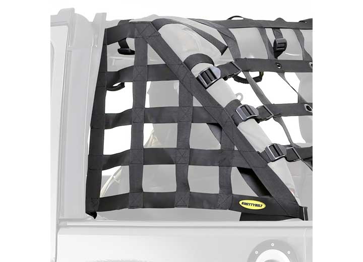 07-18 WRANGLER JK 4DR CRES2 CARGO RESTRAINT SYSTEM; 2IN NYLON WEBBING; BLACK Smittybilt