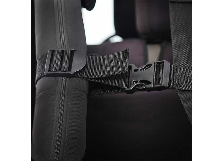 07-18 WRANGLER JK 4DR CRES2 CARGO RESTRAINT SYSTEM; 2IN NYLON WEBBING; BLACK Smittybilt