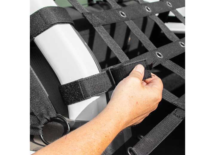 18-C WRANGLER JL 4DR C-RES.2 - CARGO RESTRAINT SYSTEM; BLACK 2" WEBBING