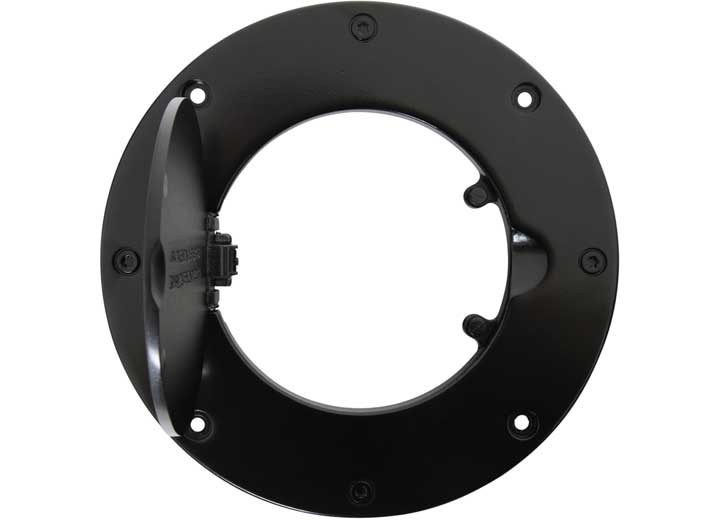 97-06 WRANGLER (TJ/LJ) GAS COVER - BILLET STYLE - GLOSS BLACK Smittybilt