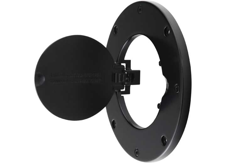 97-06 WRANGLER (TJ/LJ) GAS COVER - BILLET STYLE - GLOSS BLACK Smittybilt